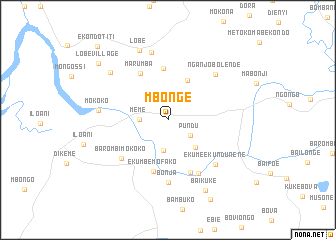 map of Mbongé