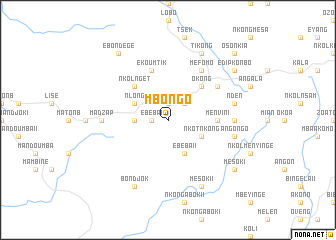 map of Mbongo