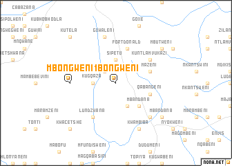 map of Mbongweni