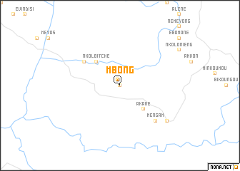 map of Mbong