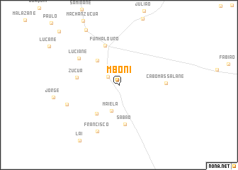 map of MʼBoni