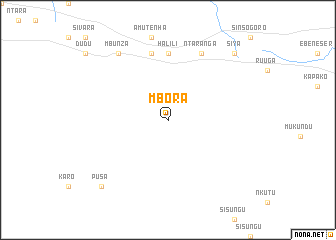 map of Mbora