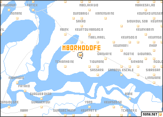 map of Mborhodofe
