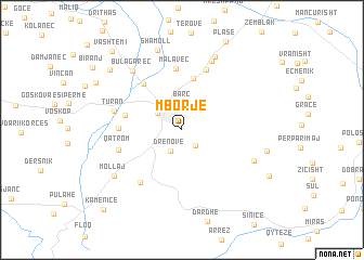 map of Mborje