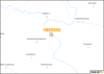 map of Mborono