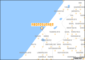 map of Mboro-sur-Mer