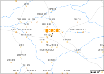 map of Mborowa