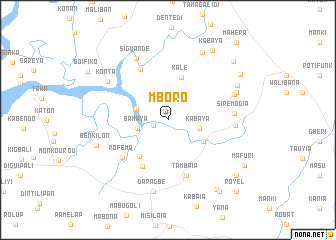 map of Mʼboro