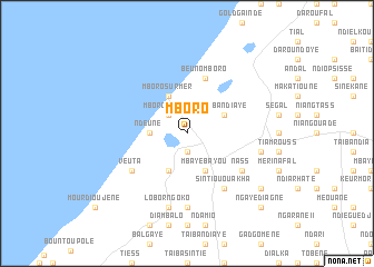 map of Mboro