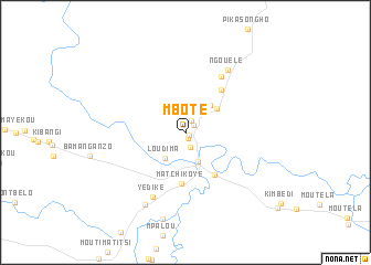 map of Mboté