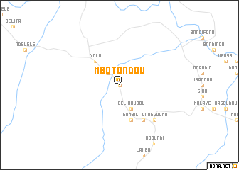 map of Mbotondou