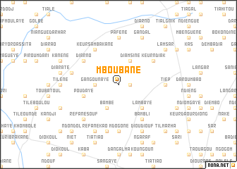 map of Mboubane