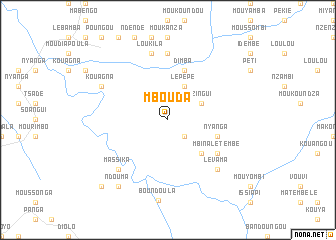 map of Mbouda