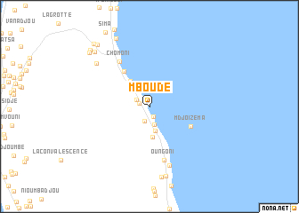 map of Mboudé