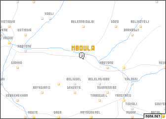 map of Mboula