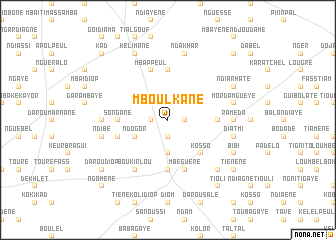 map of Mboulkane