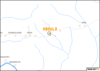 map of Mboulo