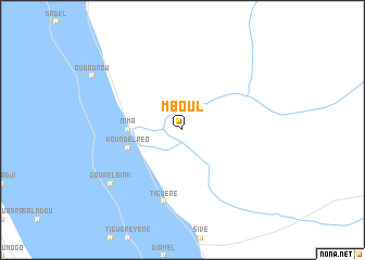 map of Mboul