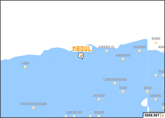map of Mboul