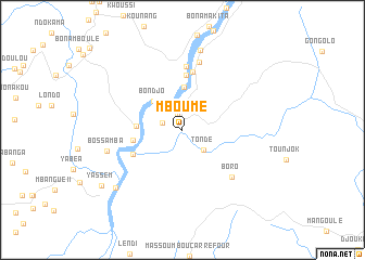 map of Mboume