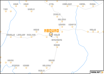 map of Mboumo