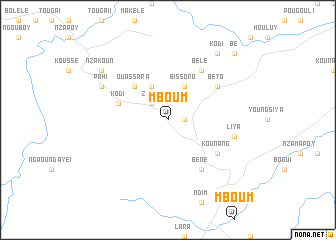 map of Mboum