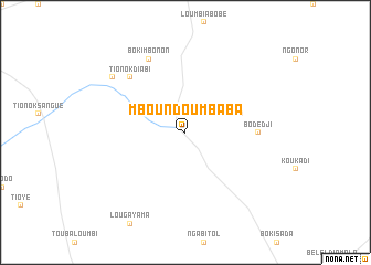 map of Mboundou Mbaba