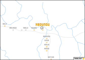map of Mbounou