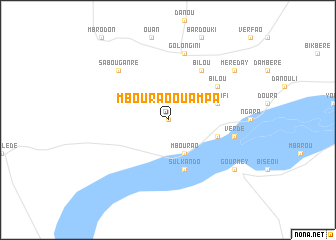 map of Mbourao Ouampa
