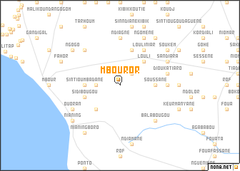 map of Mbouror