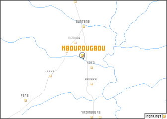 map of Mbourougbou