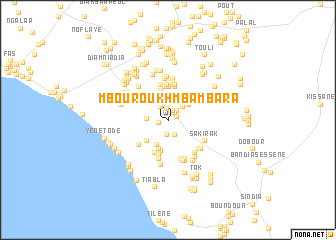 map of Mbouroukh Mbambara