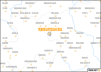 map of Mbouroukou