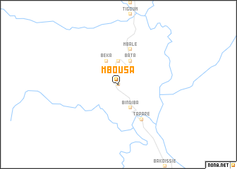 map of Mbousa