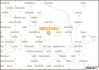 map of Mboussali