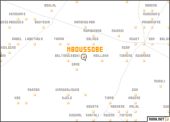 map of Mboussobé