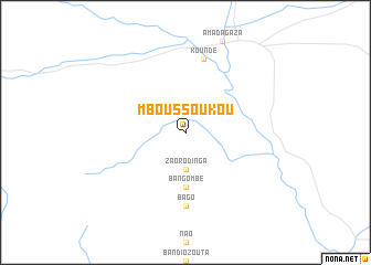 map of Mboussoukou