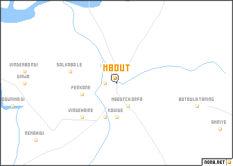 map of Mbout