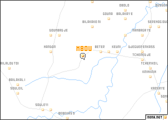 map of Mbou