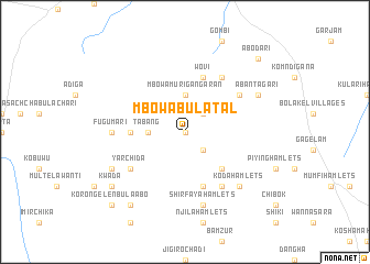 map of Mbowa Bulatal