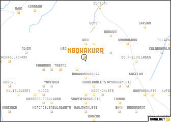 map of Mbowa Kura