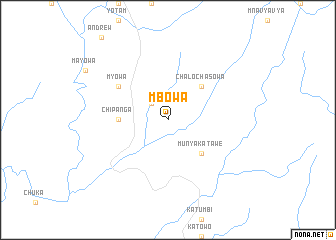 map of Mbowa