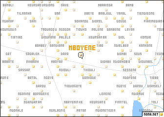 map of Mboyène