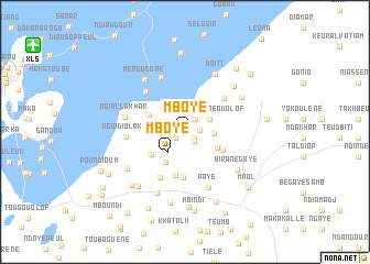 map of Mboye