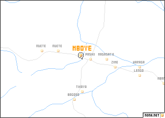 map of Mboyé
