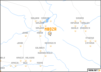 map of Mboza