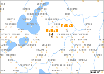 map of Mbozo