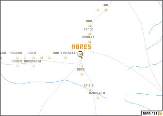 map of Mbrés