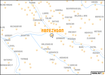 map of Mbrezhdan