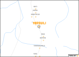 map of Mbrouili